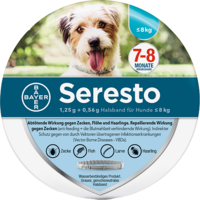 SERESTO 1,25g + 0,56g Halsband für Hunde bis 8kg